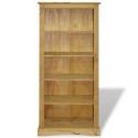 5-Tier Bookcase Mexican Pine Corona Range 81x29x170 cm