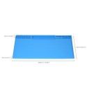 380*210mm Heat Insulation Silicone Pad for BGA Soldering Repairing Solder Station Mat High Temperature Maintenance Platform with