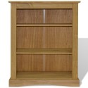 3-Tier Bookcase Mexican Pine Corona Range 81x29x100 cm