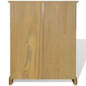 3-Tier Bookcase Mexican Pine Corona Range 81x29x100 cm