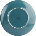 18-Piece Stoneware Dinnerware Set - Deep Teal, Service for 7