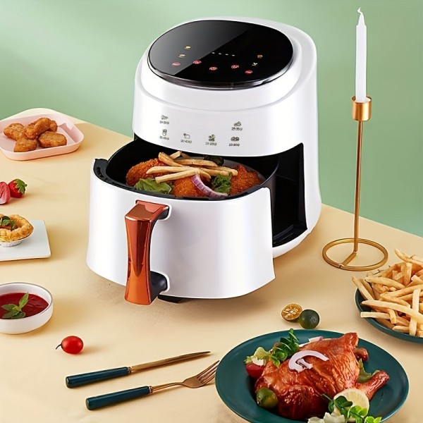 8L/2G Home Air Fryer Machine - Electric Oven, Multifunctional, Automatic & Intelligent - Oil-Free Frying!