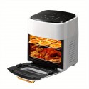 Upgrade Your Kitchen with the 10-in-1 Digital Rotisserie Dehydrator Fryer Combo with 1400W Oil-Free Air Fryer and 4 Accessories!