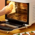 Upgrade Your Kitchen with the 10-in-1 Digital Rotisserie Dehydrator Fryer Combo with 1400W Oil-Free Air Fryer and 4 Accessories!