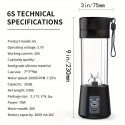 Portable USB Charging Juicer - Juice Up Anywhere with This 3.7V 6 Leaf Knife Household Small Juicer!