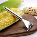 2pc Stainless Steel Corn Planer, Corn Peeler, Cob Remover Tool With Ergonomic Handle, Kitchen Gadgets