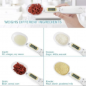 1pc White 500g/0.1g Electronic Measuring Spoon Household Scale Kitchen 0.1g Baking Weigher Scale Spoon Scale Small Gram Measuring Spoon Measuring Food Gram Counting Spoon Electronic Measuring Spoon Scale Kitchen Accessories Kitchen Gadgets