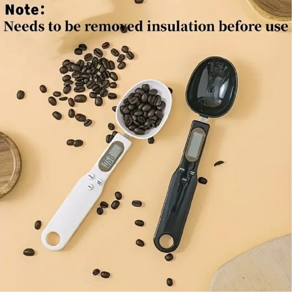 3pcs Accurately Measure Your Ingredients with this 500g/0.1g Digital Spoon Scale - Perfect for Coffee, Tea, Flour, Spices, Milk and Even Dog Food!